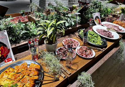 交流会のケータリング